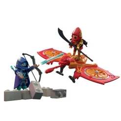 Playmobil Super-héros et son drone contre un ninja Heroes 71833^ Les Monstres, Les Robots Et La Science-Fiction
