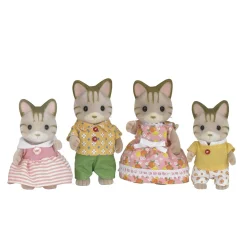 Sylvanian Families 5180 : Famille chat tigré^ Mini-Univers