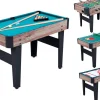 Table Multi-jeux En Bois 4 En 1^ Jeux Traditionnels Et Poker