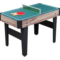 Table Multi-jeux En Bois 4 En 1^ Jeux Traditionnels Et Poker
