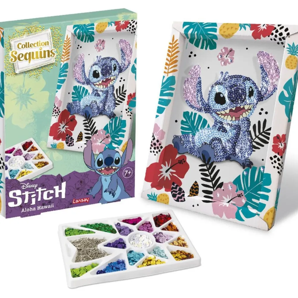 Lansay Tableau Collection Sequins Stitch^ Sables, Paillettes Et Mosaïques