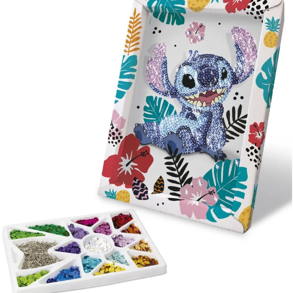 Lansay Tableau Collection Sequins Stitch^ Sables, Paillettes Et Mosaïques