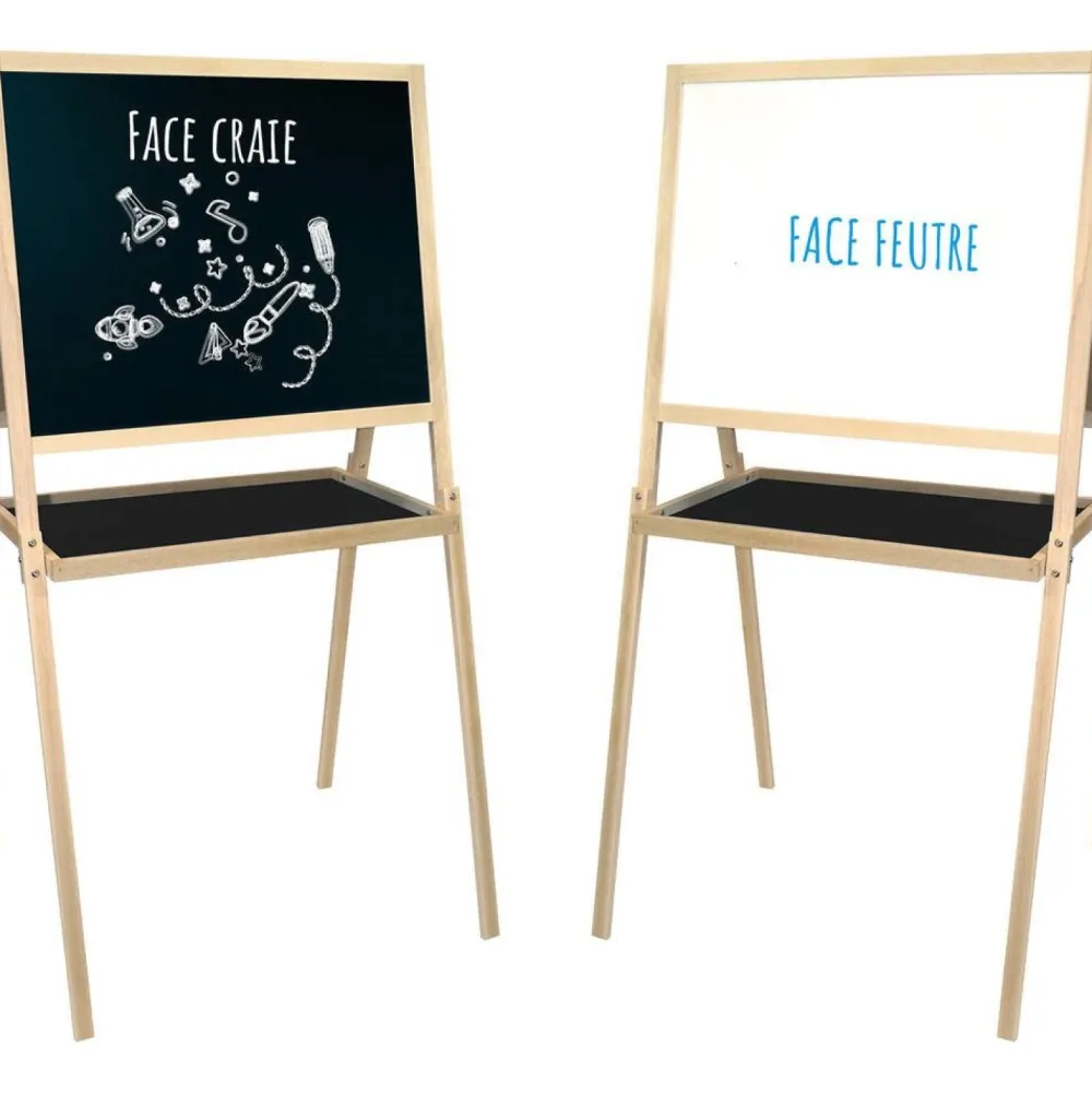 Jeujura Tableau en bois double face^ Tableaux Et Bureaux