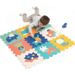 Ludi Tapis 9 dalles mousse Animaux^ Tapis, Portiques Et Tables D'Activités