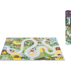Janod Tapis de jeu thème campagne - Cross Roads^ Garages Et Tapis
