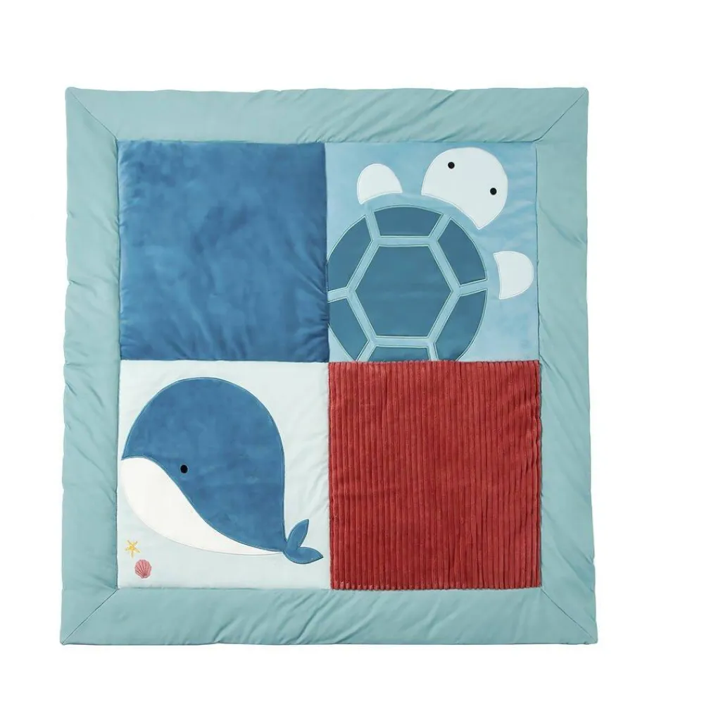 Little Big Friends Tapis de sol Océan Réversible -^ Tapis, Portiques Et Tables D'Activités