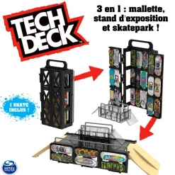 Spin Master Tech Deck - Coffret Transformable 3 en 1^ Jeux D'Action Et D'Adresse