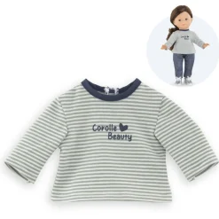 Corolle Tee-Shirt rayé manches longues Ma^ Vêtements Pour Poupons Et Poupées