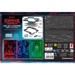 Clementoni The Metamorphic Art Collection - Stranger Things - Cadre lumineux Démogorgon^ Puzzles De 500 À 999 Pièces
