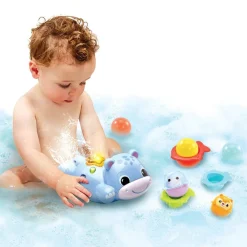 Varta Théo mon hippo bébé nageur^ Jouets De Bain