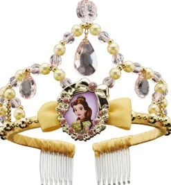 Jakks Tiare Belle Disney Princesses - Déguisement Élégant En Perles Et Diamants^ Chaussures, Gants, Diadèmes Et Baguettes