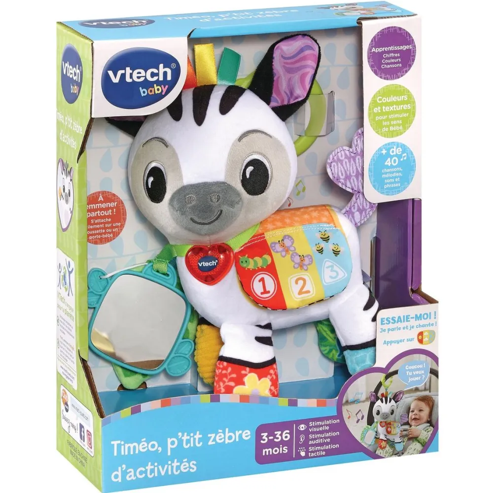 Varta Timéo, p'tit zèbre d'activités^ Hochets Et Jouets D'Activités