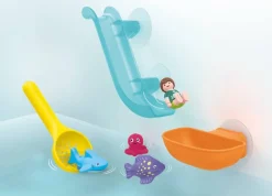 Playmobil Toboggan aquatique et animaux marins junior aqua 71689^ Jouets De Bain