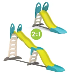 Smoby Toboggan Super Megagliss 2 en 1 -^ Maisons, Toboggans Et Jeux D'Extérieur