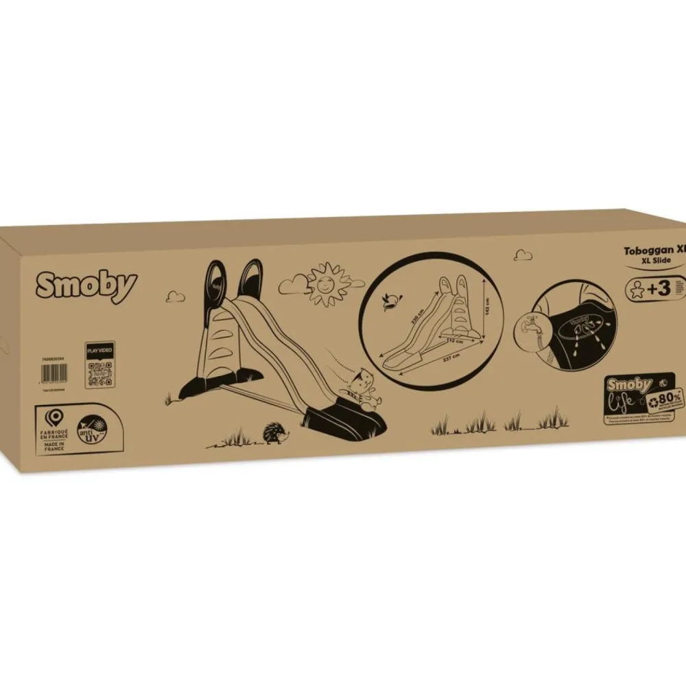 Smoby Toboggan XL life^ Maisons, Toboggans Et Jeux D'Extérieur