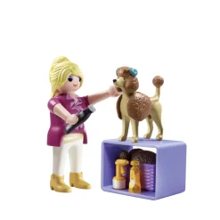 Playmobil Toiletteuse avec caniche et accessoires My Life 71747^ Les Animaux