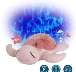 Cloud b Tortue Tranquille Rose Rechargeable^ Mobiles Et Veilleuses