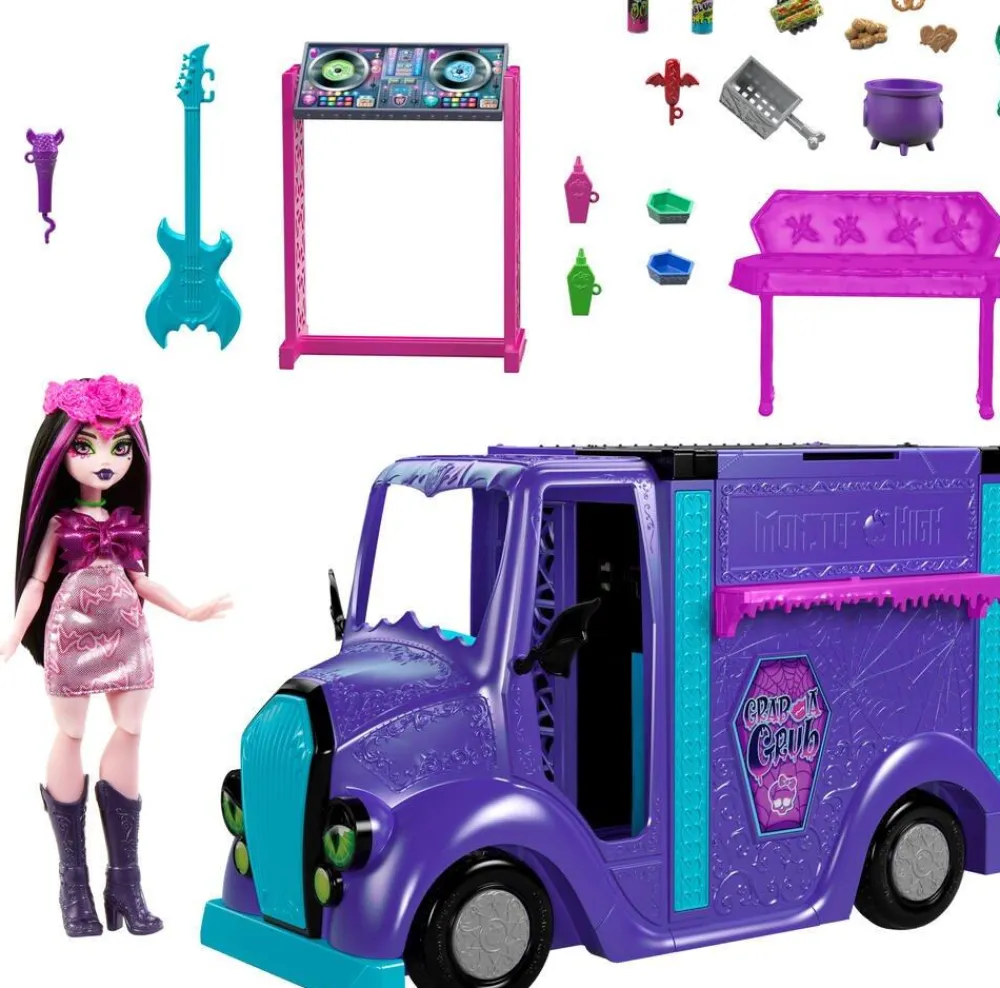 Mattel Tour Bus Monster Fest - Monster High^ Poupées Mannequins