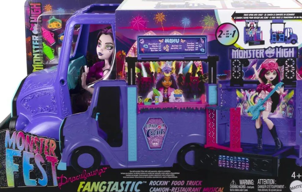 Mattel Tour Bus Monster Fest - Monster High^ Poupées Mannequins