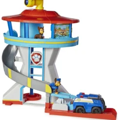 Spin Master Tour de contrôle et véhicule Chase La Pat Patrouille^ Les Héros Et Personnages