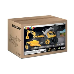Smoby Tracteur Builder Max avec remorque^ Véhicules D'Extérieur