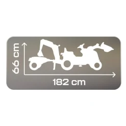 Smoby Tracteur Builder Max avec remorque^ Véhicules D'Extérieur