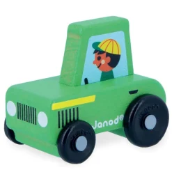 Janod Tracteur vert en bois - Cross roads^ Autres Jouets D'Éveil