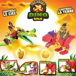 Moose Treasure X Dino Gold - Ptérodactyle & T-Rex^ Les Animaux|Les Dinosaures Et La Préhistoire