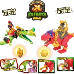 Moose Treasure X Dino Gold - Ptérodactyle & T-Rex^ Les Animaux|Les Dinosaures Et La Préhistoire
