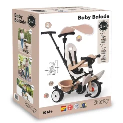 Smoby Tricycle baby balade beige^ Tricycles, Draisiennes Et Vélos