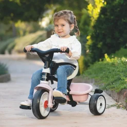 Smoby Tricycle baby balade rose^ Tricycles, Draisiennes Et Vélos