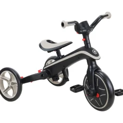 Globber Tricycle Explorer 4 en 1 évolutif et pliable taupe^ Tricycles, Draisiennes Et Vélos
