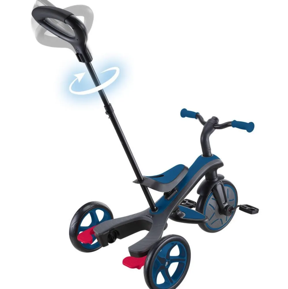 Globber Tricycle explorer V2 - 4 en 1 bleu royal^ Tricycles, Draisiennes Et Vélos