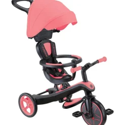 Globber Tricycle explorer V2 - 4 en 1 rose corail^ Tricycles, Draisiennes Et Vélos