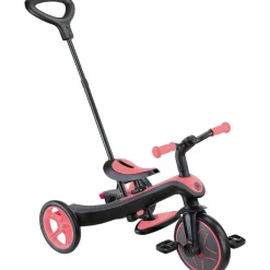 Globber Tricycle explorer V2 - 4 en 1 rose corail^ Tricycles, Draisiennes Et Vélos
