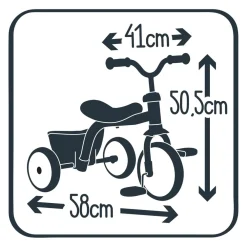 Smoby Tricycle Rookie^ Tricycles, Draisiennes Et Vélos