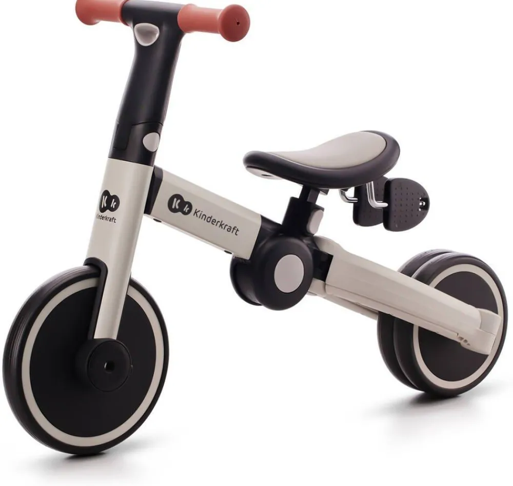 Tricycle 4trike Gris Argent 3 en 1^ Tricycles, Draisiennes Et Vélos