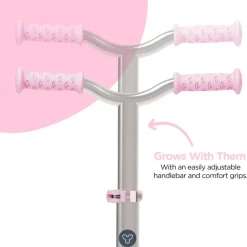 Trottinette 3 roues lumineuse - Y Glider rose^ Trottinettes