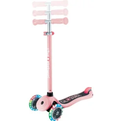Globber Trottinette 3 roues Primo Lights rose pastel^ Trottinettes