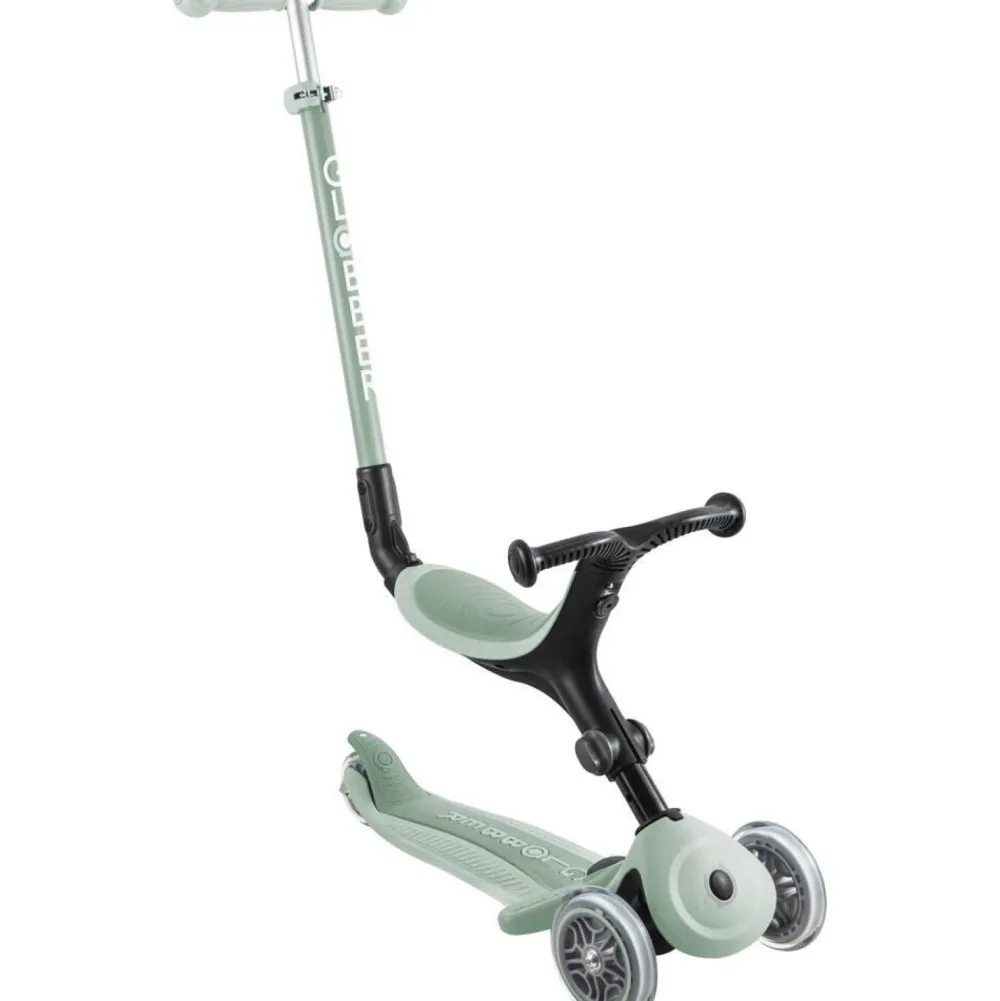 Globber Trottinette 3 roues évolutive Go Up active Vert pistache^ Trottinettes