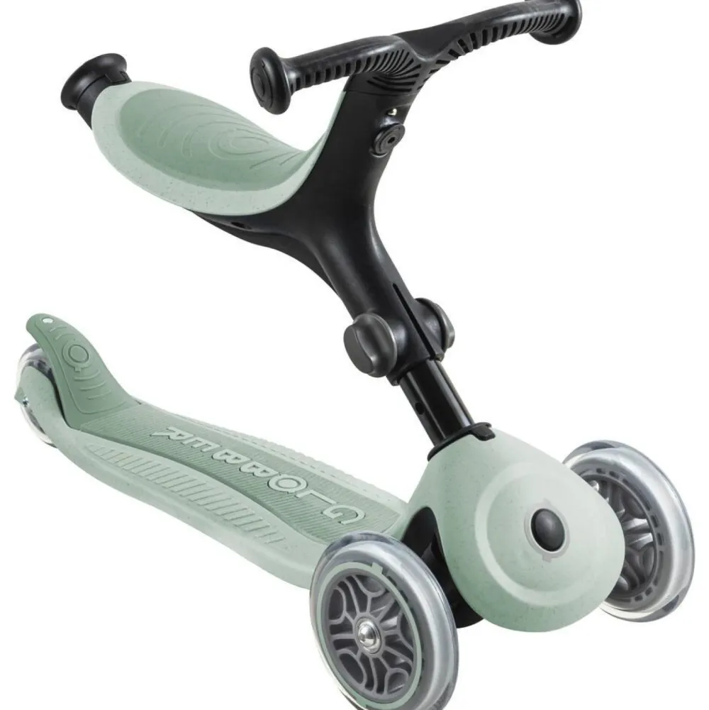 Globber Trottinette 3 roues évolutive Go Up active Vert pistache^ Trottinettes