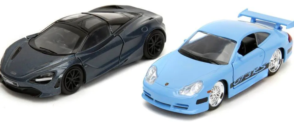 Twin pack Porsche 911 GT3 RS / McLaren 720S Bi-Color FF^ Modèles Réduits