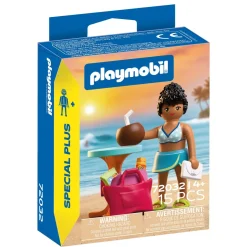 Playmobil Vacancière à la plage Spécial Plus 72032^ Le Sport, Les Loisirs Et Les Vacances