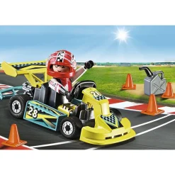 Playmobil Valisette Pilote de karting Action^ Le Sport, Les Loisirs Et Les Vacances