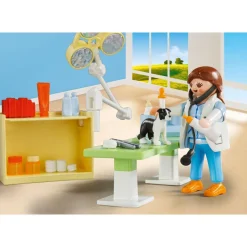 Playmobil Valisette Vétérinaire City Life 5653^ Les Animaux|La Ville, La Police Et Les Secours