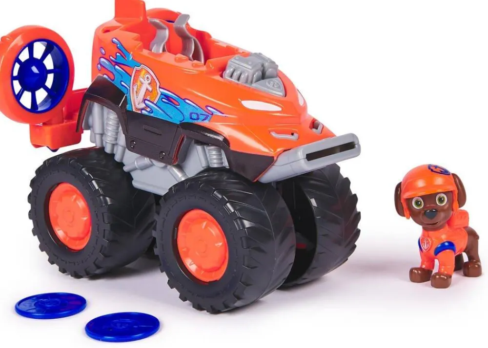 Spin Master Vehicule Figurine Rescue Wheels Zuma De La Pat Patrouille^ Petites Voitures
