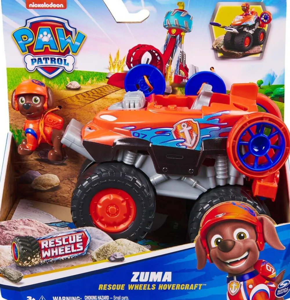 Spin Master Vehicule Figurine Rescue Wheels Zuma De La Pat Patrouille^ Petites Voitures