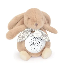Doudou et Compagnie Veilleuse musicale projection beige sable - Lapin Doudou^ Mobiles Et Veilleuses