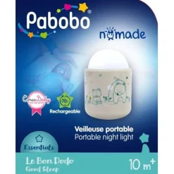 Pabobo Veilleuse nomade beige dans les bois^ Mobiles Et Veilleuses
