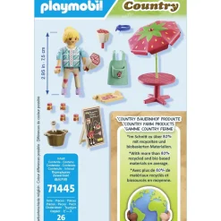 Playmobil Vendeuse de confitures Country 71445^ La Ferme Et L'Univers Agricole